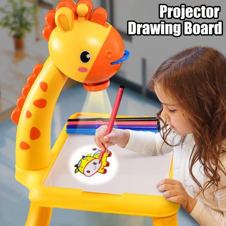 Baby Projection Drawing Painting Table Toy with Light & Music