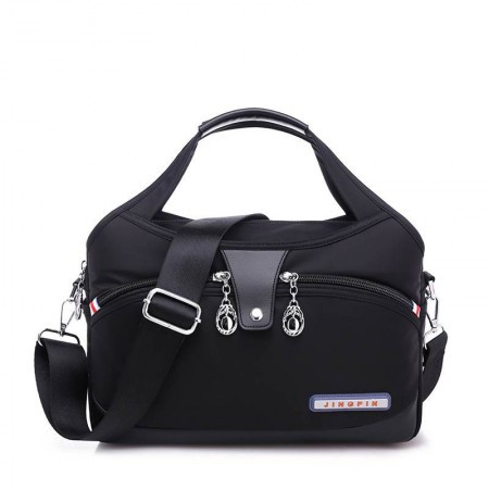 Black Colour Large Capacity Waterproof Ladies Bag