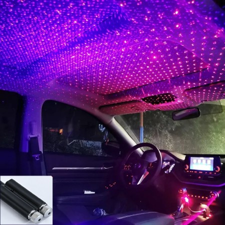 2 in 1 Duel Color Starry Light Car Home Roof DJ Party