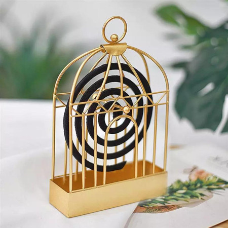 (1 Pis) Mosquito Coil Rack Plate With Cover And Handle