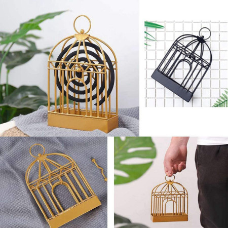 (4 Pis) Mosquito Coil Rack Plate With Cover And Handle