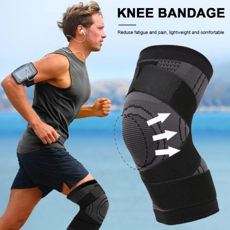 Normal Black (২ পায়ের ২ পিস ) Knee Pain Reducer Knee pad