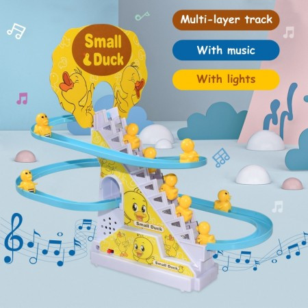 (12 pis duck) Duck Slide Musical Toy Set (Imported)