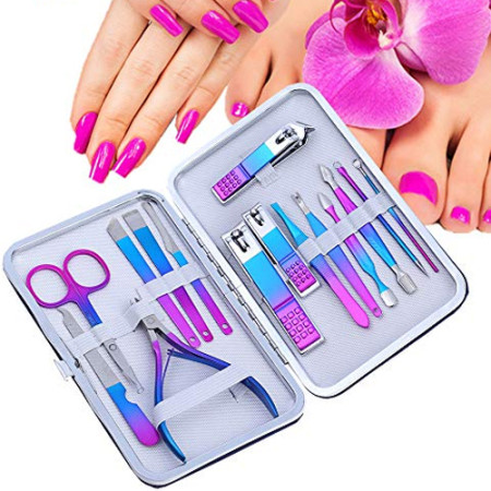 16 in 1 Luxury Pedicure Manicure Set Nail Cutter Kit