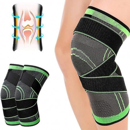 (২ পায়ের ২ পিস লাইট গ্রীন ) Hi Quality Knee Pain Reducer