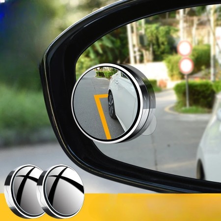 Suction Mirror For Car Bike Shop 2Pis 360 Degree