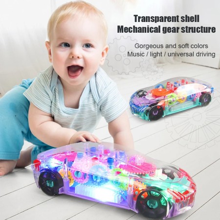 Original China Transparent Musical Lighting Car