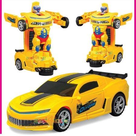 Yellow Transformer Robot Car for best children’s gift