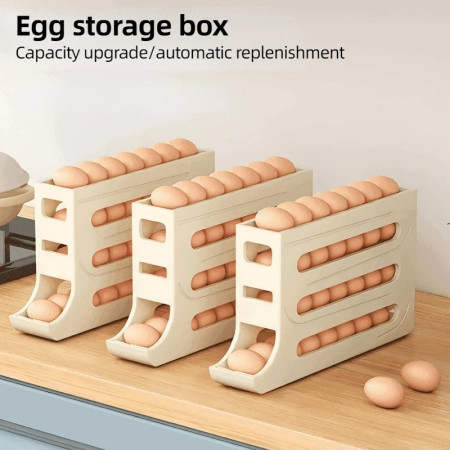 3 Pcs Four-Layer Egg Dispenser