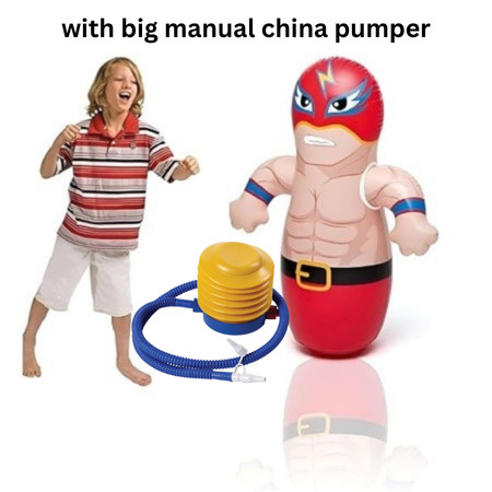 Children’s big boxing toy with with big manual china pumper